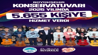 büyükşehir konservatuvarı 2025 yılında 5 bin 655 kişiye sanatla dokundu