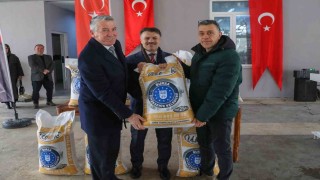 Büyükşehirde üreticiye fidan ve tohum desteği