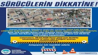 Büyükşehirden sürücülere yol uyarısı