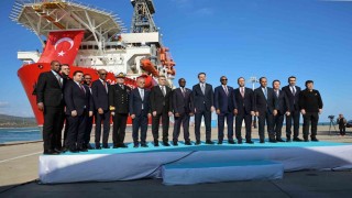 Çağrı Bey sondaj gemisi, Bakan Bayraktarın katıldığı törenle Somaliye uğurlandı