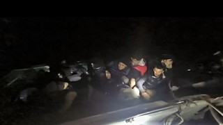 Çanakkalede 7 kaçak göçmen ve 1 göçmen kaçakçısı yakalandı