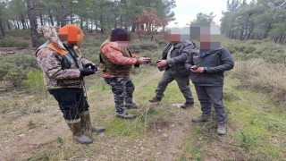 Çanakkalede yasa dışı avcılık yapan 7 kişiye 98 bin TL ceza