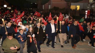 Canikte Ramazanın gelişi fener alayıyla karşılandı