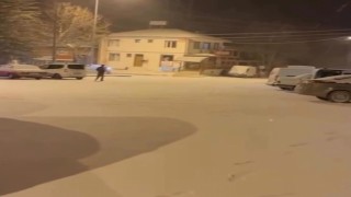 Çankırıda kar yağışı etkili oldu