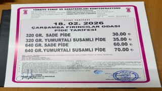 Çarşambada pide fiyatları belli oldu