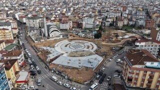 Çayırovanın yeni meydan projesinde çalışmalar sürüyor