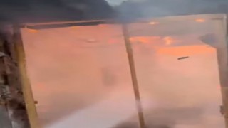 Cevdetiye’de Hayvan Çiftliği Yangını Söndürüldü