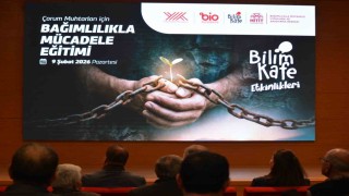 Çorumda muhtarlara bağımlılıkla mücadele eğitimi