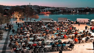 Datçada 600 kişilik iftar sofrası kuruldu