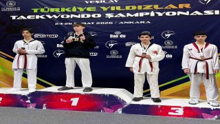 Deniz Çınar Doğan taekwondoda Türkiye 3üncüsü