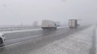 Denizlinin yüksek kesimlerinde kar yağışı etkili oluyor