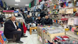 Dicle Kaymakamı Mustafa Atış, esnaf ve vatandaşlarla bir araya geldi