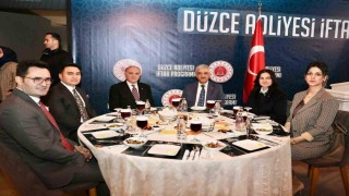 Düzce Adliyesinde geleneksel iftar buluşması