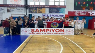 Düzcede voleybol rüzgarı