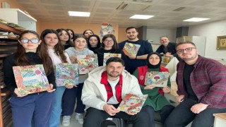 Ebru sanatıyla renkli buluşma