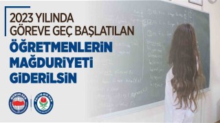 Eğitim-Bir-Sen: 2023 yılında göreve geç başlatılan öğretmenlerin mağduriyeti giderilsin