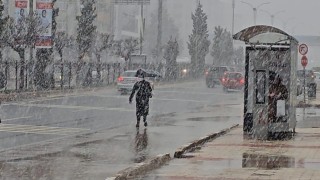 Elazığda yoğun kar yağışı