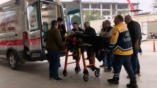 Elektrik akımına kapılan işçi 2nci kattan düştü