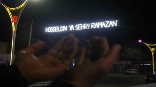 Erzincan Ramazana ışıklarla hoş geldin dedi