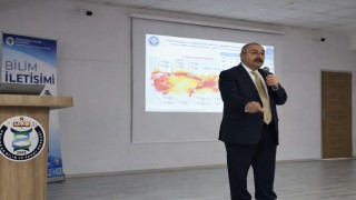 Erzincanda deprem bilincini artırmaya yönelik konferans düzenlendi