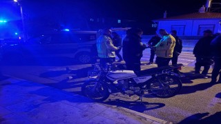 Erzincanda motosiklet kazası