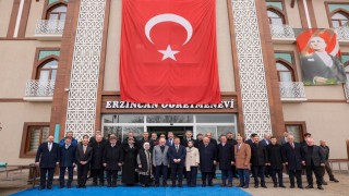 Erzincanda yeni öğretmenevi hizmet binası Binali Yıldırımın katılımı ile hizmete açıldı