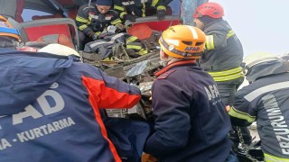 Erzurumda zincirleme trafik kazası: 20 yaralı