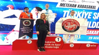 Eskişehirli sporcu Türkiye şampiyonluğu kürsüsünde