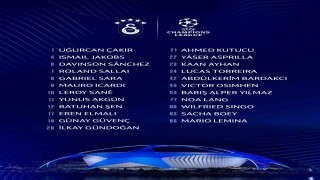 Galatasaray, Şampiyonlar Ligi kadrosunu UEFAya teslim etti