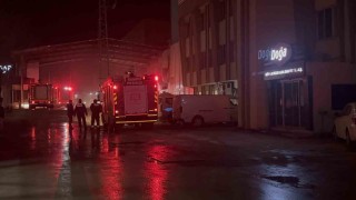 Gaziantepte makarna fabrikasında yangın