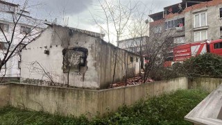 Gebzede metruk evde yangın çıktı