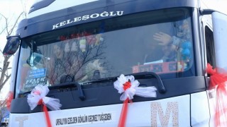 Gelini evinden tırı ile aldı