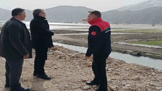 Gembos Ovasında taşkın sonrası inceleme