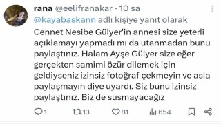 Genç kızın ailesinin isteğini hiçe saydı, sosyal medyasında paylaştı
