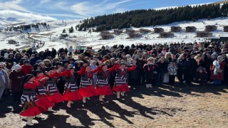 Giresunda Kar Festivali renkli görüntülere sahne oldu