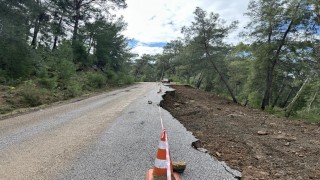Gökbel yolu geçici olarak ulaşıma kapatıldı