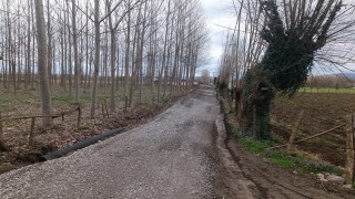 Gölyakada yol çalışmaları sürüyor
