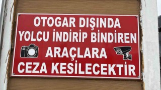 Güroymakta terminal dışı yolcu indirip bindirenlere ceza uyarısı