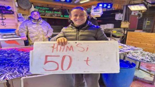 Hamsinin fiyatı 50 TLye kadar düştü, balık satışları hızlandı