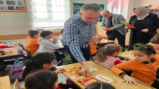 Hisarcık Atatürk İlkokulundan Bir Okul Bir Kitap Kardeşliği projesi