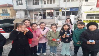 Hisarcıkta minikler oruçlarını Ramazan topu eşliğinde açtı