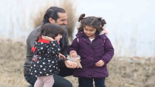 Iğdırda kuşlar için yemleme ve gözlem etkinliği