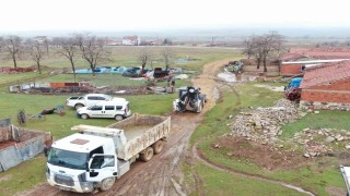 İnönü Belediyesinden ulaşım altyapısına iyileştirme çalışması
