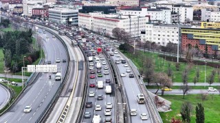 İstanbul trafiğine kaza etkisi