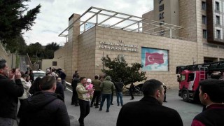 İstanbulda polisevinde yangın paniği