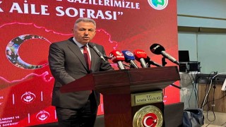 İzmirde şehit yakınları ve gaziler ‘Büyük Aile Sofrasında buluştu