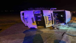 Kahramanmaraşta minibüs kazası: 10 yaralı