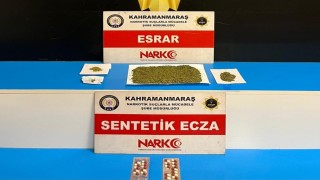 Kahramanmaraşta uyuşturucu ve kaçak telefonlar ele geçirildi: 1 tutuklama