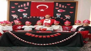 Karabük Belediyesi KAMERde miniklere bayrak bilinci aşılandı