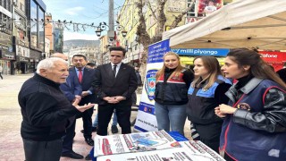 Karabükte dolandırıcılığa karşı bilgilendirme stantları kuruldu